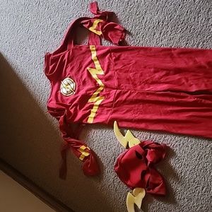 Boys flash costume with mask